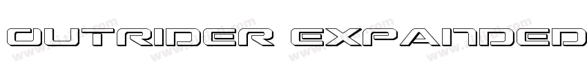 Outrider Expanded Bo字体转换